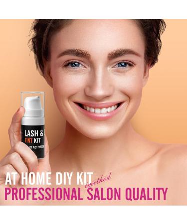 iMethod Eyelash and Eyebrow Tint Kit - Lash and Brow Tint Kit At Home Eye Brow Dye Professional Instant Salon Result Perfect with Lamination Kit Vegan Cruelty Free Light Brown 04 Light Brown - Buy Online on SooperMarket.com