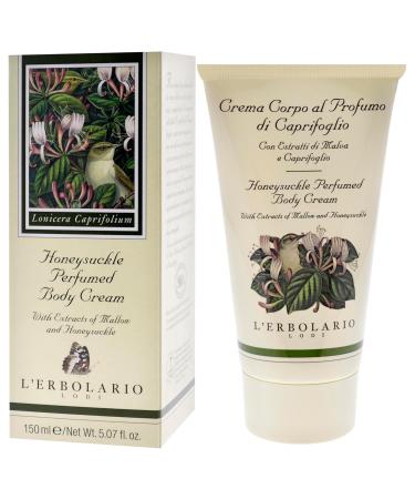 LErbolario Honeysuckle Perfumed Body Cream 5.7 oz - Floral Citrus Body Lotion with Jojoba Oil - Moisturizing & Cruelty-Free - International Shipping Available - Buy Online on SooperMarket.com
