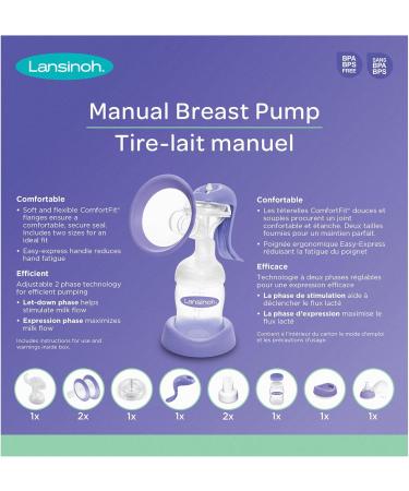 Lansinoh Manual Breast Pump Hand Pump for Breastfeeding - Buy Online on SooperMarket.com