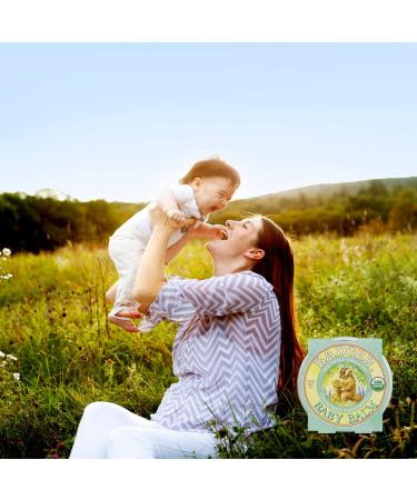 Organic Baby Balm with Chamomile & Calendula for Cradle Cap & Baby Rash - 2 oz - Buy Online on SooperMarket.com