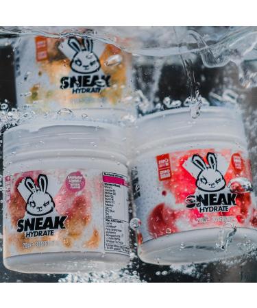 SNEAK Raspberry Lemonade Hydrate Edition - Zero Caffeine, Zero Sugar, Ashwagandha, Coconut Water - 30 Servings - Buy Online on SooperMarket.com