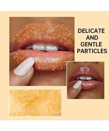 Turmeric Lip Scrub Exfoliator Vitamin C Lip Scrub Natural Lip Exfoliator Lip Care to Remove Dead Skin Lip Lightening for Dark Lips Lip Exfoliator Scrub Softening Diminishes Lip Lines 100g - Buy Online on SooperMarket.com