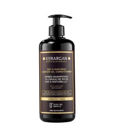 Kerargan - hair rinsing with castor argan and chamomile oil to nourish and regenerate your hair fibers and beautify them at the same time - sulfate parabens and silicone freii - 500 ml castor 500 ml (1 Pack)