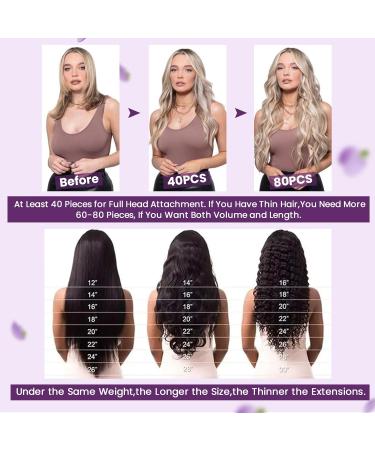 LAAVOO Light Brown Balayage Tape-in Hair Extensions - 35cm Real Hair #8/60/8 - 20PCS Invisible Tape | Premium Quality & Soft Texture - Buy Online on SooperMarket.com
