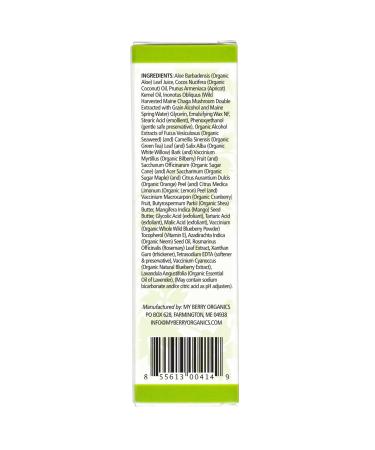 Wild Blueberry & Chaga Face Cream | Boost Skin Health with Natural Ingredients - International Shipping - Buy Online on SooperMarket.com