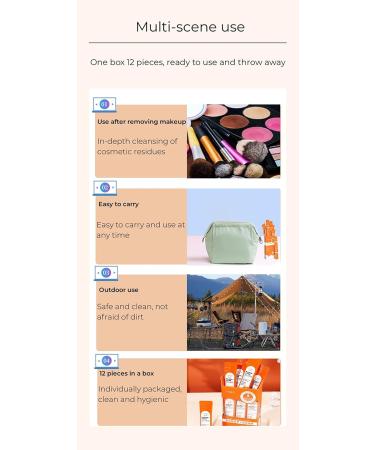 Carrot Bubble Face Mask - Deep Cleansing & Blackhead Removal (12 Pcs) - Buy Online on SooperMarket.com