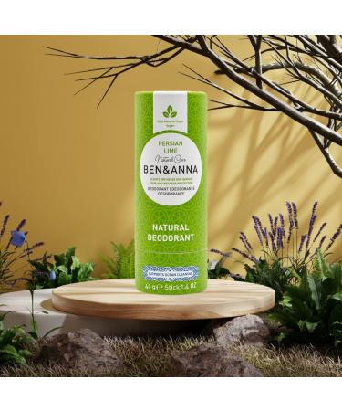 BEN & ANNA Persian Lime Deodorant 40g - Natural Vegan Deodorant in Paper Tube - Buy Online on SooperMarket.com