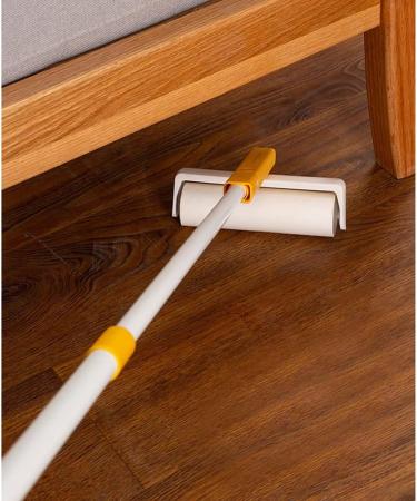 16cm Large Surface Lint Roller - Extendable Handle 60 Sheets Fur Removal Tool for Home & Travel (Yellow - Buy Online on SooperMarket.com
