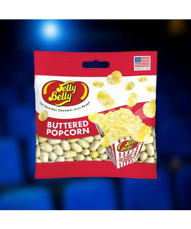 Popcorn Jelly Beans - Gourmet Movie Night Snacks for Boys or Girls - Unique Flavored Candy - Pack of 3 - Buy Online on SooperMarket.com