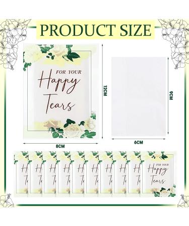 80 Pcs Wedding Tissues Packs for Guests - Bulk Individual Facial Tissues for Happy Tears - Perfect Welcome Bag Stuffers for Bride and Groom - Buy Online on SooperMarket.com