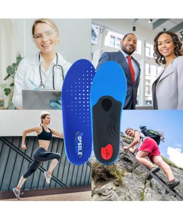 TOPSOLE Orthotic Insoles - Plantar Fasciitis Arch Support for Men and Women - UK-7-26cm Blue Color - Buy Online on SooperMarket.com