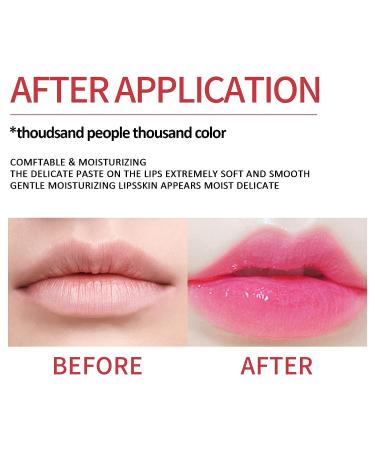 Paminify 2Pcs Jelly Clear Crystal Flower Magic Lipstick Color Changing Tinted Lip Balm - Nourishing Moisturizing Lip Stick with Flower Inside | PH Temperature Color Change Labial Magicos 01+02 - Buy Online on SooperMarket.com