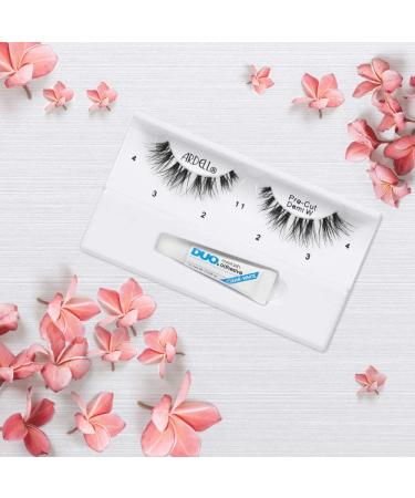 Ardell Pre-Cut Demi Wispies False Lashes 4 Pack with Free DUO Adhesive - Buy Online on SooperMarket.com