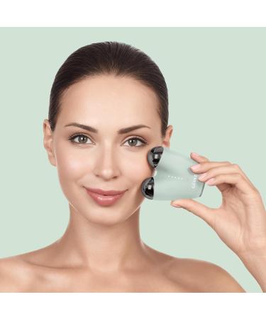 Geske SmartAppGuided Microcurrent Face-Lifter | 6-in-1 Anti-Aging Device for Facial Lifting Jawline Training & Double Chin Removal | Green - Buy Online on SooperMarket.com