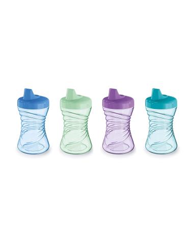 NUK Gerber GraduatesFun Grips Hard Spout Sippy Cups (Assorted  4-Pack)  10 ounces 4 Count (Pack of 1) Assorted