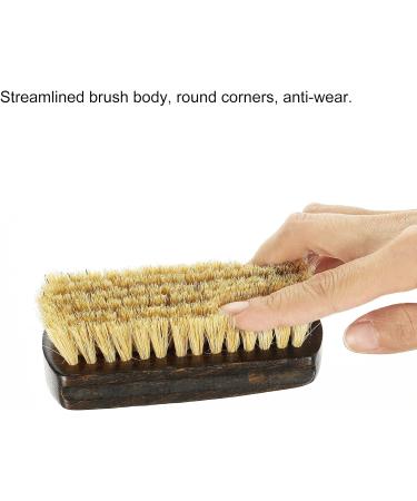 PATIKIL Bristle Shoes Brush Handheld Polish Daubers for Leather Boots Cloth Brown - Buy Online on SooperMarket.com