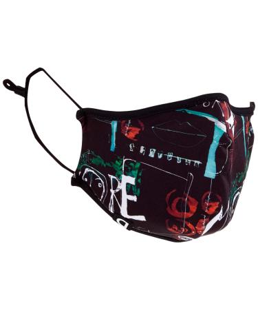 Desigual Unisex-Adult MASK_Lettering 1 piece (1 pack) Black