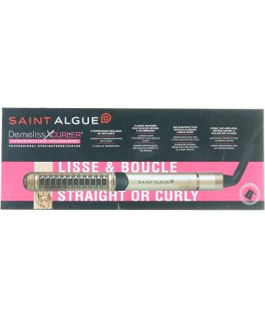 Demeliss XCurler 2-in-1 Professional Hair Smoothing & Curling Iron | Ceramic Plates 5 Temp Settings Long-Lasting Curls for All Hair Types - Buy Online on SooperMarket.com