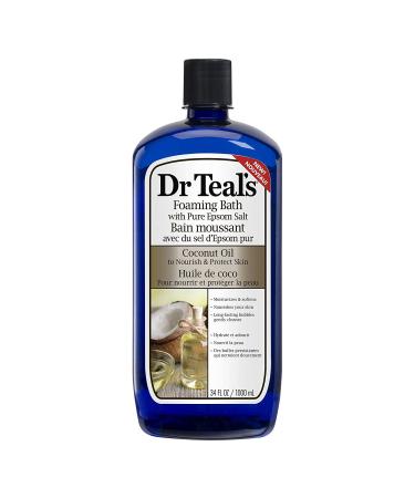 Dr Teal's Coconut Oil Foaming Bath 34 fl oz Dr. Teals (Pack of 3)