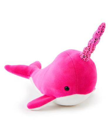 Zappi Co Children's Soft Cuddly Plush Toy Animal - Perfect Perfect Soft Snuggly Playtime Companions for Children (12-15cm /5-6") (Narwhal) One Size Narwhal
