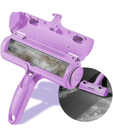 Ace2ace animal hair remover lint roller lint brush for animal hair reusable lint roller for dog hair and cat hair for sofa scratching post carpet dog bed cat bed - purple