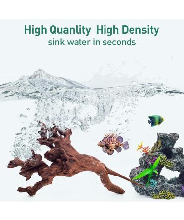 Natural Driftwood Aquarium Decor - Assorted Branches for Reptile/Fish Tank (2 Pack, 9-14 inch) - Buy Online on SooperMarket.com