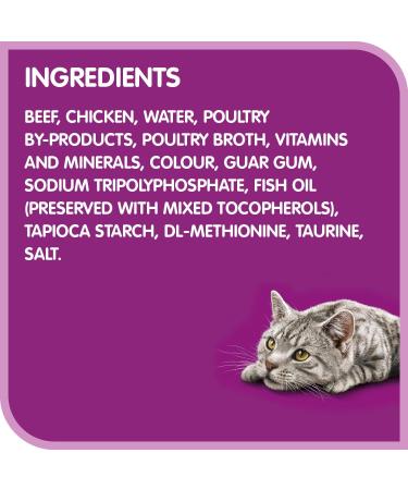 Whiskas Perfect Portions Wet Cat Food Pat - Beef - 75g (24 Pack) Pat Beef 1 count (Pack of 24) - Buy Online on SooperMarket.com