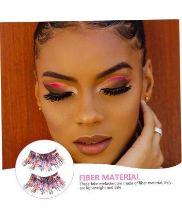 minkissy 3 Pairs False Lashes Color Bars Eyelash - Buy Online on SooperMarket.com