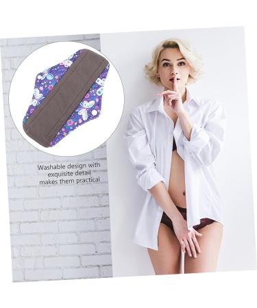 Healvian 6pcs Maternity Sanitary Napkin Panties | Bamboo Menstrual Pad Set for Women | Washable & Stay Dry Cloth Pads - Buy Online on SooperMarket.com