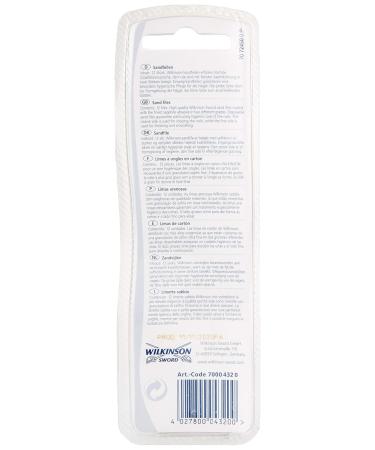 Wilkinson Sword Manicure File Sand File - 12 pcs Pack of 2 | Premium Green & White Nail Care Tools - Buy Online on SooperMarket.com