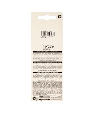 Buy Maybelline Superstay Ink Lipstick - Hustle In Heels (45) | Long-lasting Vibrant Color | International Shipping Available - Buy Online on SooperMarket.com