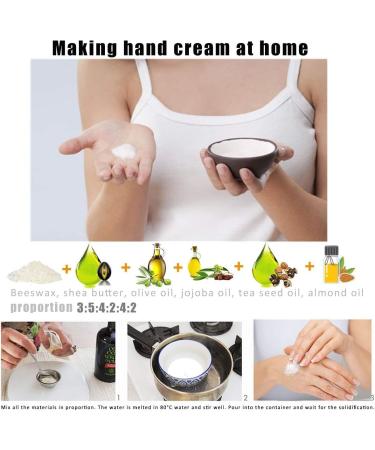 Howemon White Beeswax Pellets 2LB - 100% Pure Triple Filtered for Skin, Face, Body & Hair Care - DIY Creams, Lotions, Lip Balm & Soap Making Supplies - Buy Online on SooperMarket.com