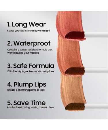 Buy Long Lasting Waterproof Lip Stain & Peel Off Lip Liner - #01 Nude | Comfortable Non-Stick Cup Vivid Color for All-Day Lip Makeup - Buy Online on SooperMarket.com