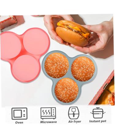 Alipis 2 Pcs Cake Mold (1 Blue + 1 Pink) Paper Cups Cake Pan Pancake Molds Cake Puck Mold Bakeware Pancakes - Buy Online on SooperMarket.com