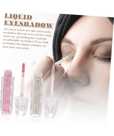 MUSISALY 2pcs Eyeshadow Make up Eye Makeup Liquid Eye Shadow Shampoo+shield Cosmetics Plastic - Buy Online on SooperMarket.com