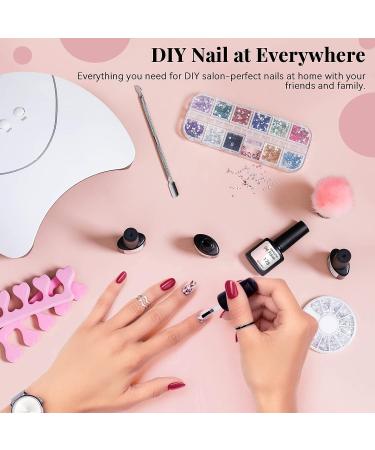 VANREESA Gel Nail Polish Kit with 12 Colors and 36W UV Light - Manicure Set for Women - Buy Online on SooperMarket.com