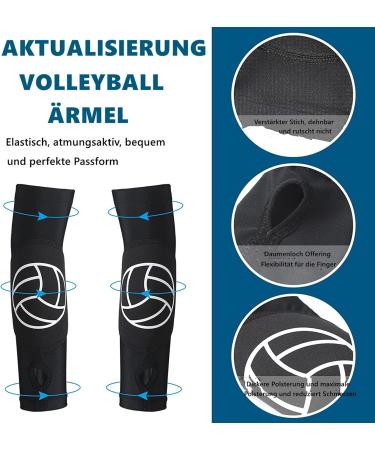 Muslong Volleyball Arm Sleeves for Kids - Compression Cuffs for Sports Elastic Pulp Sleeves 2-Pack - Buy Online on SooperMarket.com