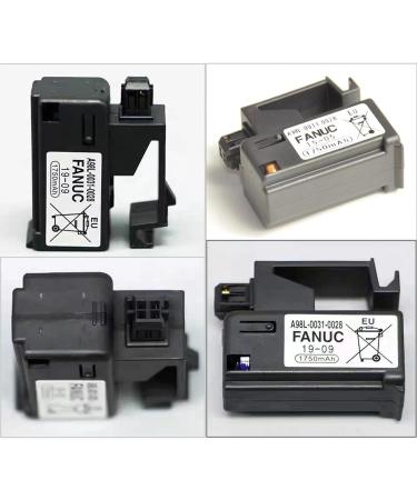 WELLVEUS 4 Pack A98L-0031-0028 PLC 3V 1750mAh Battery for Fanuc A98L-0031-0028 & A02B-0309-K102 - International Shipping Available - Buy Online on SooperMarket.com