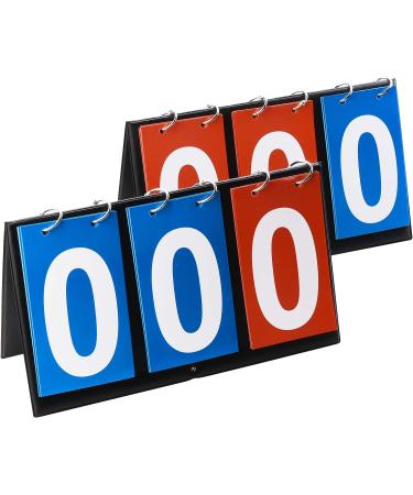 Bluecell Portable Table Top Scoreboards - Set of 2 for Volleyball, Basketball, Table Tennis - Buy Online on SooperMarket.com