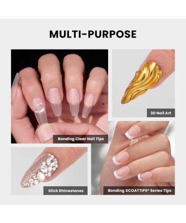 btartboxnails XCOATTIPS Solid Nail Glue Gel - 30g | Strong Long-Lasting UV Gel for Press-On & Acrylic Nails - Buy Online on SooperMarket.com