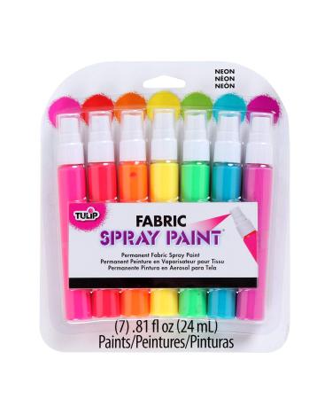 Tulip Fabric Spray Sets 31424 SOP Multi Mini Neon 7Pk 0.81 Fl Oz (Pack of 7) As Detailed