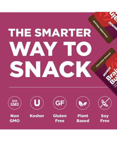 Brainiac Omega-3 Chocolate Almond Butter Pouches - 20 Count, 1.15 oz. Each - Protein & Choline Rich Healthy Snacks for Kids and Adults - Buy Online on SooperMarket.com
