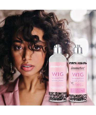 Immetee 2-in-1 Shampoo & Conditioner for Wigs | Soak & Rinse Wig Shampoo for Human & Synthetic Hair | 300ml - Prolong Wig Life - Buy Online on SooperMarket.com