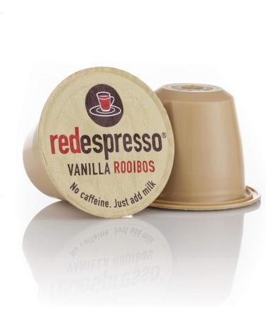 Red Espresso Vanilla Rooibos Tea Pods - 10 Capsules | Nespresso Compatible, Vegan, Gluten Free, 100% Natural | No Added Sugar | 50g - 10 Count (Pack of 1) - Buy Online on SooperMarket.com