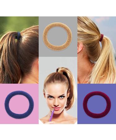 JIRIS 100 pc No Break Hair Ties Starter Kit for All Hair Types - Color Mixing (SET3) Set1 - Buy Online on SooperMarket.com
