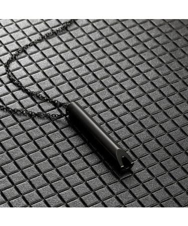 Stainless Steel Anxiety Breathing Necklace Stress Relief Meditation Necklaces Yoga Ritual Quit Smoking Anxiety Relief Jewelry - Buy Online on SooperMarket.com
