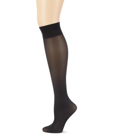 ELBEO women's support stockings semi-transparent 35-38 black (3800 black)