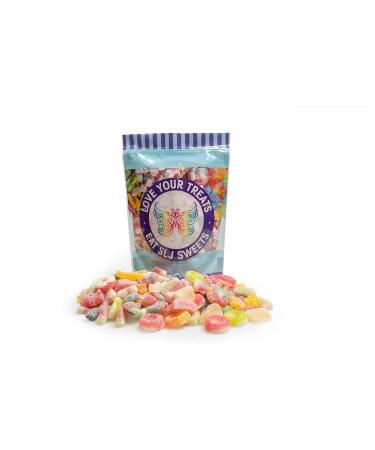 1kg Vegan Sour & Fizzy Sweet Assortment Pick n Mix Gift Bag - Large Bag of Sour Chewy Gummy Candy Jelly Treats - Halal & Vegetarian friendly - Buy Online on SooperMarket.com