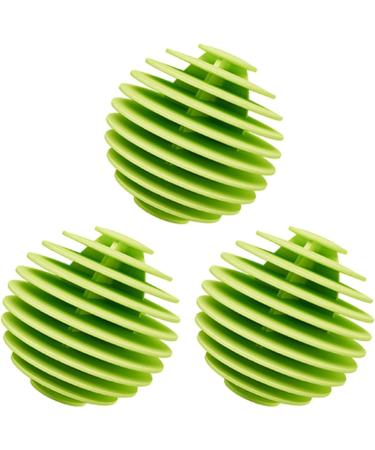 Dryer Balls Laundry Machine Ball Soft Washing Balls Anti-Winding - Softener Ball TPR Reusable Laundry Balls Quick Drying Cleaning Soft Washing Balls Hondony Green - Buy Online on SooperMarket.com