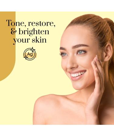 Clear Beauty 24K Gold Collagen & Squalene Daily Face Moisturizer - Hydrating, Firming & Brightening Anti-Aging Cream - Buy Online on SooperMarket.com